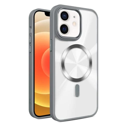 Funda para Teléfono Magsafe iPhone 12 Textura de Cd Glaring (Gris)