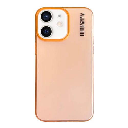 Funda para Teléfono PC Translúcida Tacto Piel Arena iPhone 11 (Naranja)