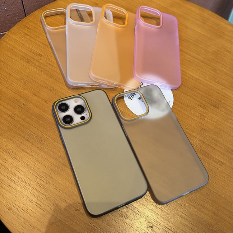 Funda para Teléfono PC Translúcida Tacto Piel Arena para iPhone 11 Pro (Negra)