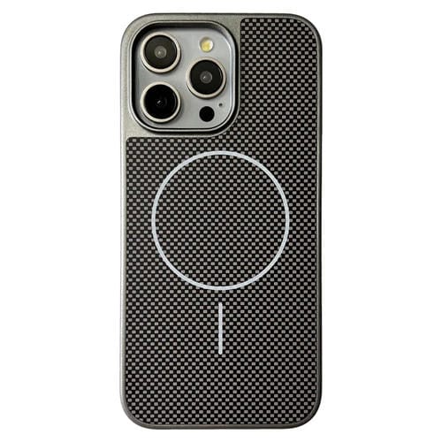 Funda para iPhone 15 Pro TPU + PC Magsafe Serie Pita (Gris)