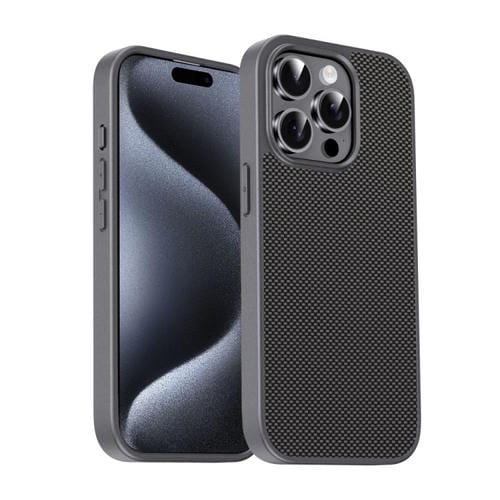 Funda para Teléfono TPU + PC Serie Pita iPhone 15 Pro Max (Gris)