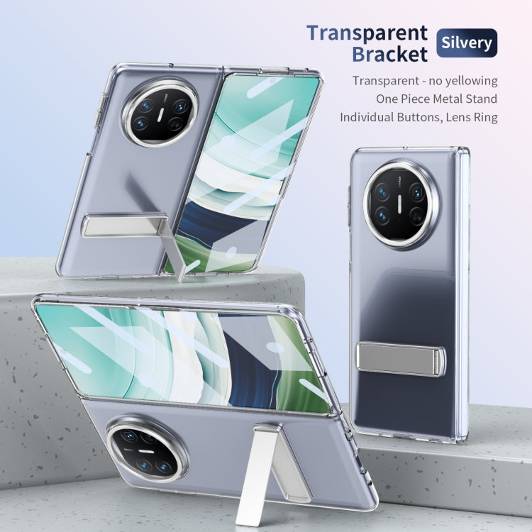 Funda híbrida TPU y Policarbonato con soporte para frío Huawei Mate X3 (Plateada)