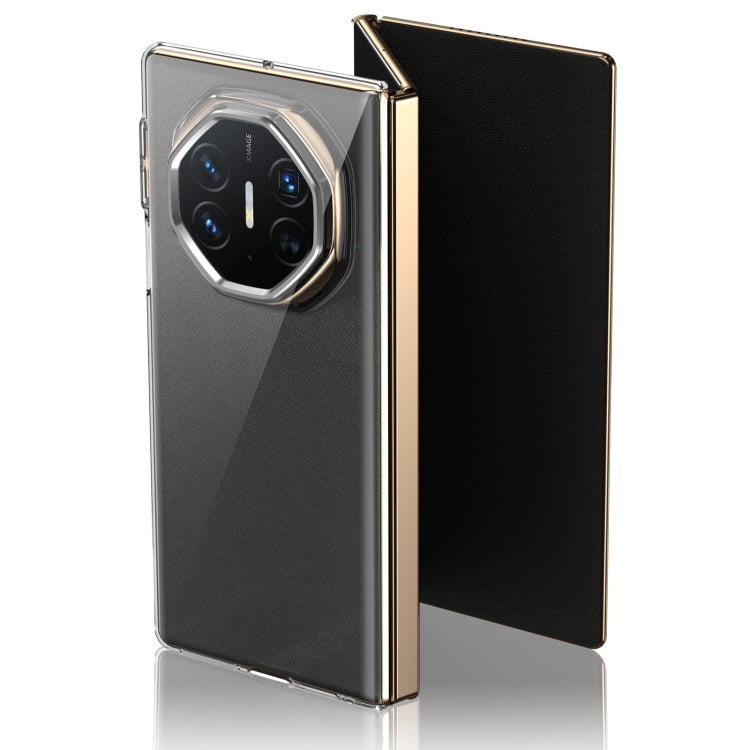 Funda Transparente Integrada Huawei Mate Xt Ultimate Design Plegable (Plateada)