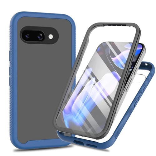 Funda PC + TPU con Película Pet para Google Pixel 9A (Azul Real) Starry Sky