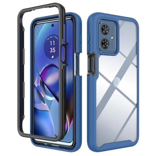 Funda para Teléfono Motorola Moto G54 Starry Sky TPU Transparente a Prueba de Golpes (Azul Oscuro)