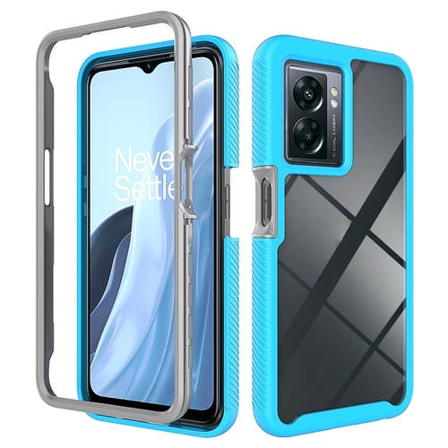 Funda TPU Transparente a Prueba de Golpes con Diseño Cielo Estrellado para OnePlus Nord N300 (Azul Cielo)