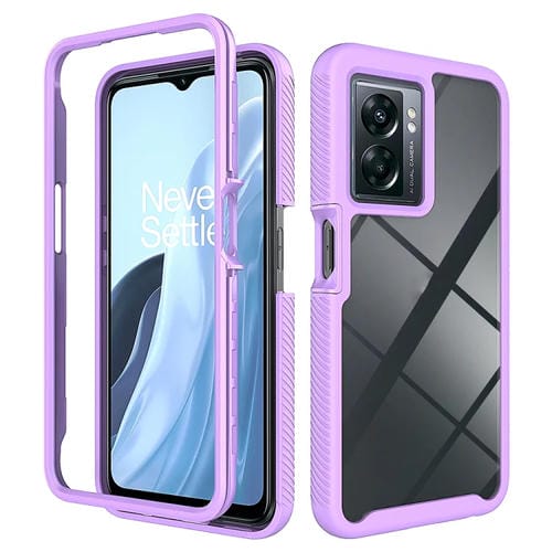 Funda TPU Transparente para OnePlus Nord N300 a Prueba de Golpes con Diseño Cielo Estrellado (Morado)