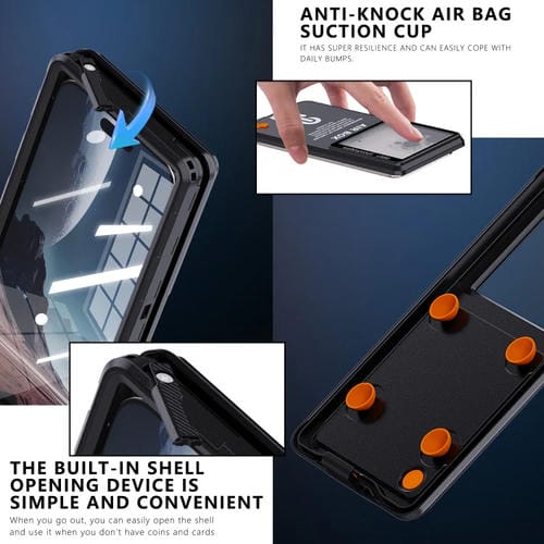 Funda Impermeable Redpepper Air Box Max 6.9 IP68 para Teléfono 6,9 Pulgadas (Negra)