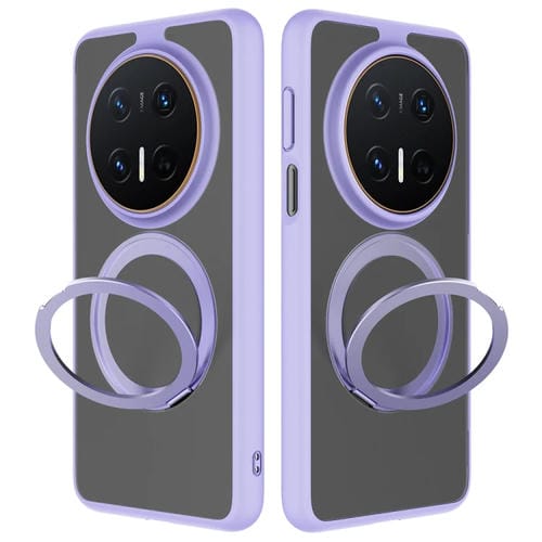 Funda para Teléfono Huawei Mate 70 Pro/70 Pro+ con Soporte Giratorio 360 Grados (Morado)