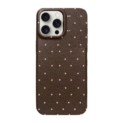 Funda de Silicona Dopamine para iPhone 16 Pro Max (Marrón)