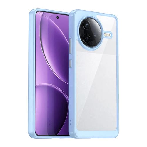 Funda Híbrida de Acrílico TPU para Redmi K80, Serie Colorida (Azul)
