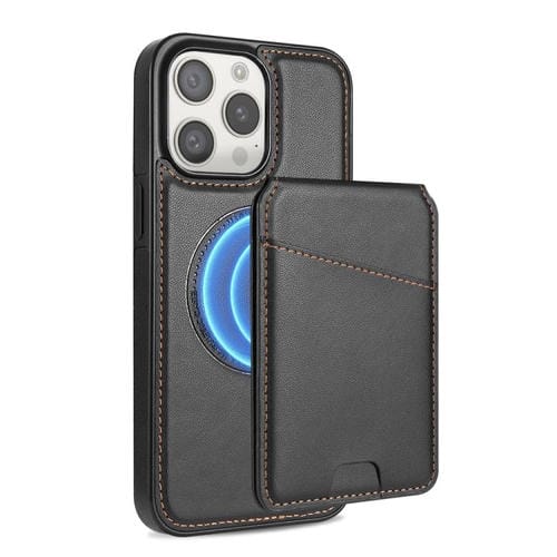 Funda para Teléfono Magsafe iPhone 11 Pro con Tarjetero Desmontable (Negra)