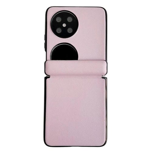 Funda de Cuero con Textura y Eje Magnético para Huawei Pocket 2 (Rosa)