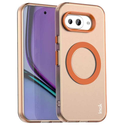 Funda para Teléfono Imak Candy Series a Prueba de Golpes Magsafe para Google Pixel 9A (Naranja)