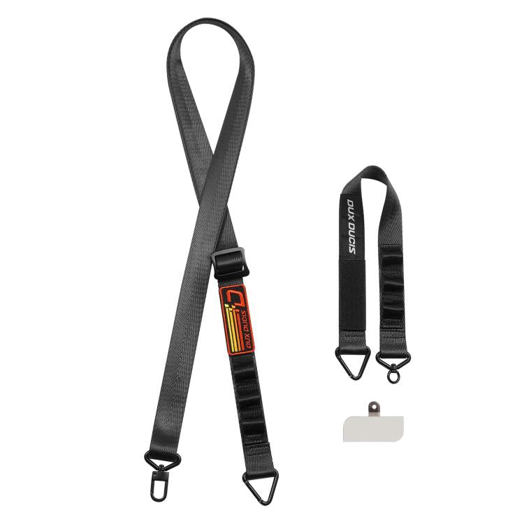 Cordón Ajustable para Teléfono Dux Ducis Tipo Bandolera Nailon para Exteriores (Negro)