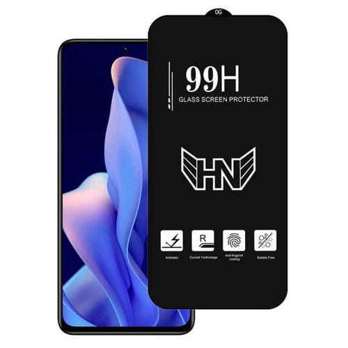 Película de Vidrio Templado de Pantalla Completa con Arco Grande de Aluminio de Alta Calidad para Xiaomi 11I Hypercharge 5G