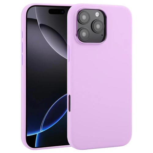 Funda de Silicona Magnética Magsafe Dfans Design para iPhone 16 Pro Max (Morado)