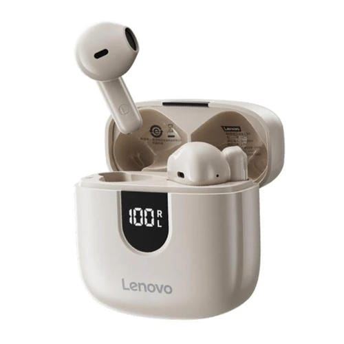 Auriculares Inalámbricos Lenovo Ea120 Semiinternos Bluetooth (Blanco Roca)