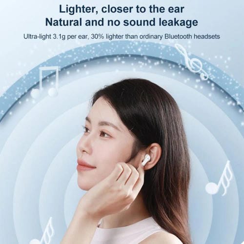 Auriculares Inalámbricos Lenovo Tc3302 Bluetooth 5.3 Originales (Blancos)