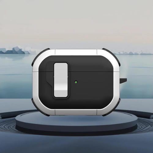 Estuche para Auriculares Inalámbricos Airpods Pro Starship con Interruptor Magnético (Negro y Blanco)