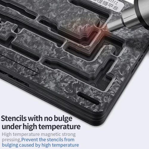 Plataforma de Reballing BGA Magnética 4 en 1 Qianli Apple iPhone 16