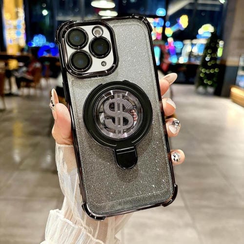 Estuche para Teléfono iPhone 11 Pro Max con Soporte Magsafe y Película para Lente (Negro)