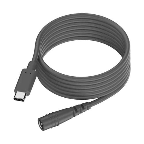 Adaptador de Carga Tipo C a CC 5,5 x 2,1 mm 100 W para Computadora, Longitud 3 m