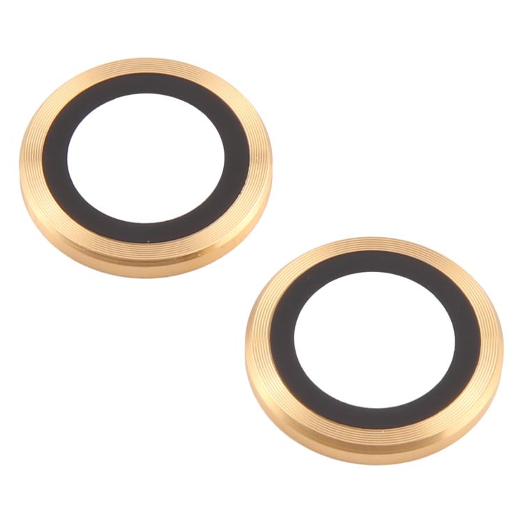 Película de Lente de Vidrio Templado 9H para Cubierta de Cámara Trasera iPhone 12 (Dorado)