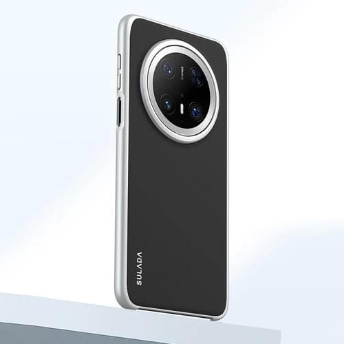 Funda para Teléfono Sulada Skin Feel Cuero Líquido a Prueba de Golpes para Huawei Mate 70 Pro (Negro)