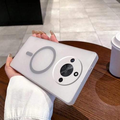 Funda para Teléfono Honor X50 con Protección Frío Hielo y Orificios Magsafe (Gris Titanio)