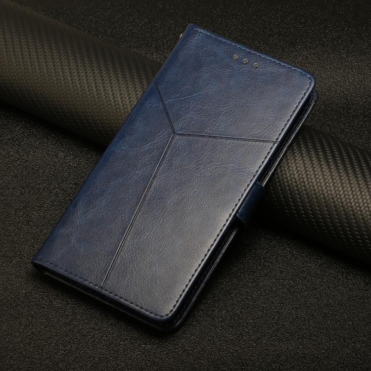 Funda de cuero con tapa y diseño en forma de Y para Infinix Smart 10 Plus 4G (azul)