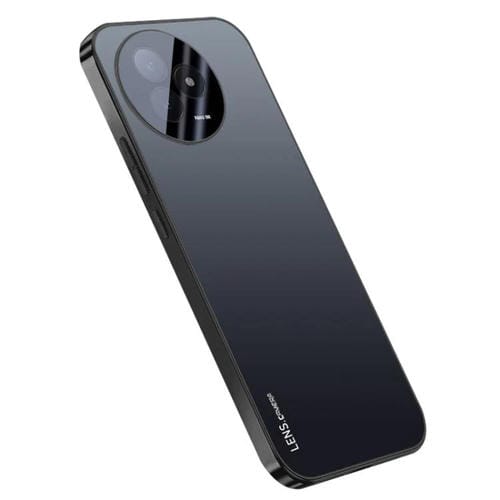 Funda de acrílico esmerilado con galvanoplastia para Redmi K80 Ultra AG (negra)