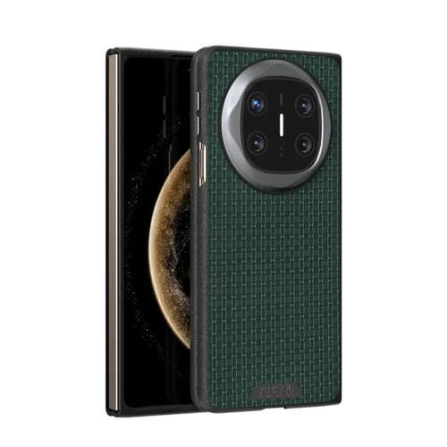 Funda de Cuero Micro Relieve 6D Abeel Ruyi para Huawei Mate X6 (Verde)