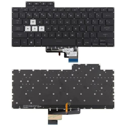 Backlit Keyboard Asus Tuf Air Fx516 Fx516P Fx516Pr Fx516Pm Fa516 (Black) (USA Version)