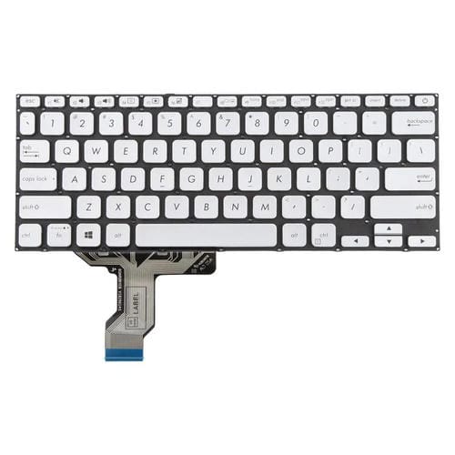 Asus Vivobook Tastaturmodelle X420 X420F X420Fa X420U A420F A420 A420U S420 S420Ua P1411F P1411Fa (USA-Version) (Silber)