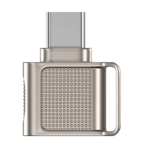 Lector de Tarjetas Mini Tipo C 3.0 a TF (Dorado Claro) de Alta Velocidad