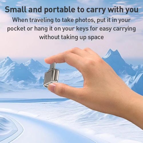 Lector de Tarjetas Mini Alta Velocidad 8 Pines USB 3.0 a Tarjeta TF (Dorado Claro)