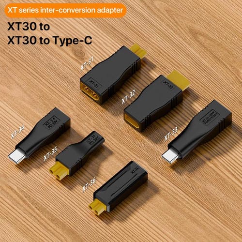 Adaptador de Intercambio XT-35 Tipo C Hembra a XT30 Hembra