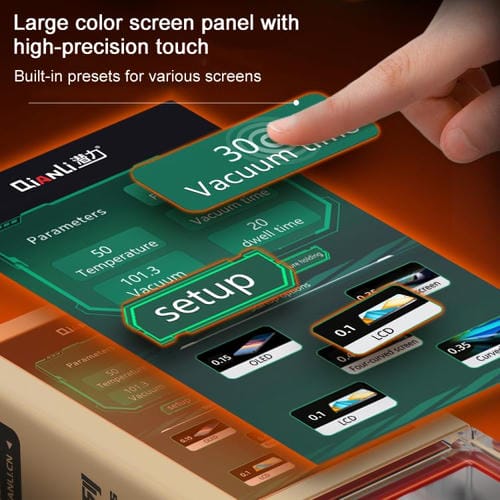 Máquina Laminadora y Prensadora Universal Qianli Th600 Pantallas LCD Curvas y Rectas de Teléfonos Enchufe EE.UU