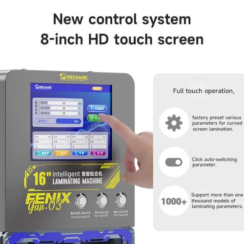 Macchina Laminatrice Mechanic Gan-03 Fenix 16 Pollici Spina UE