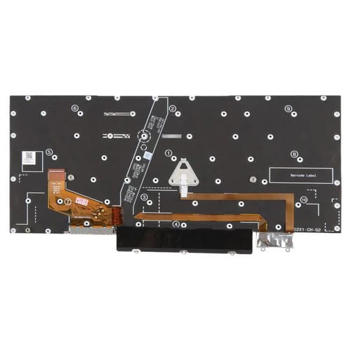 Backlit Keyboard Lenovo Thinkpad X1 YOGA 6TH Version USA (Gray)