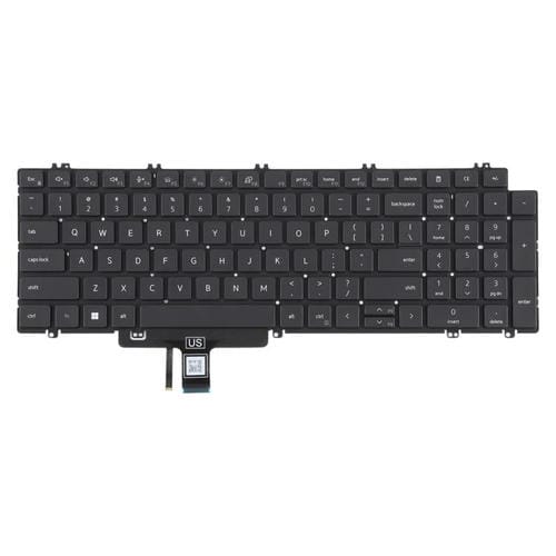 Backlit Keyboard Portable Dell Latitude 3540 5520 5521 5530 5531 5540 (USA Version) (Black)