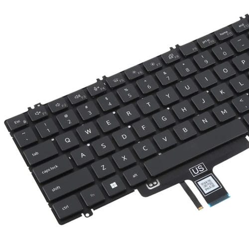 Backlit Keyboard Portable Dell Latitude 3540 5520 5521 5530 5531 5540 (USA Version) (Black)
