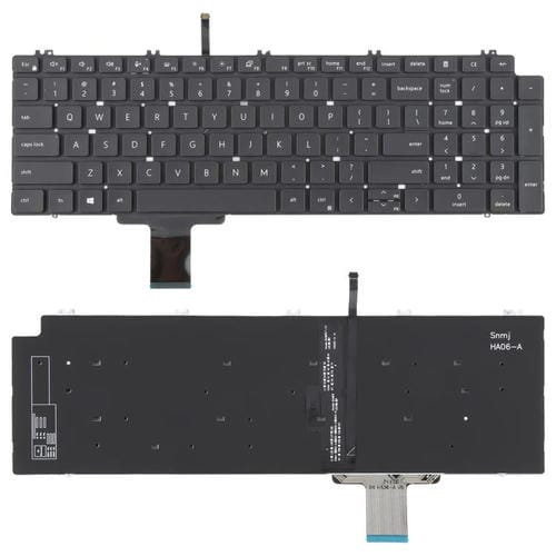 Portable keyboard Dell Precision 7550, 7750, 7560 and 7760 USA Version (Black)