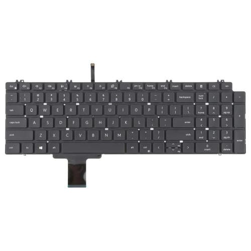 Portable keyboard Dell Precision 7550, 7750, 7560 and 7760 USA Version (Black)