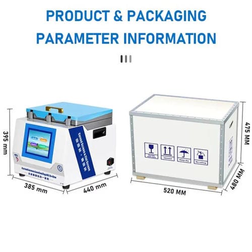 Laminating Machine and UV Curing Anti-foaming Agent YYD YD-639 UK Plug