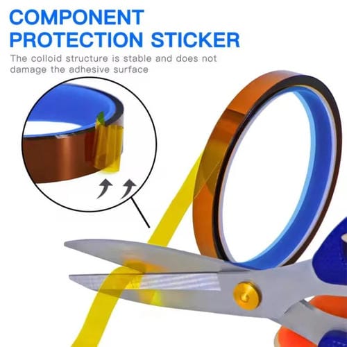 Nastro di Riparazione Batterie PCB Resistente alle Alte Temperature 400 °C 5mm x 35 m
