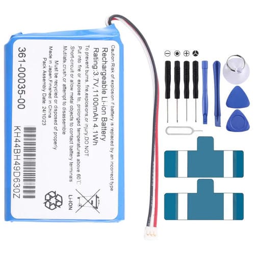 Batterie Garmin Edge 800 810 361-00035-00 361-00035-07 361-00035-03 de 1100 mAh