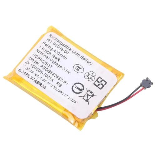 Batterie Garmin Fenix 5X / 5s Plus (361-00098-00, 500 mAh)