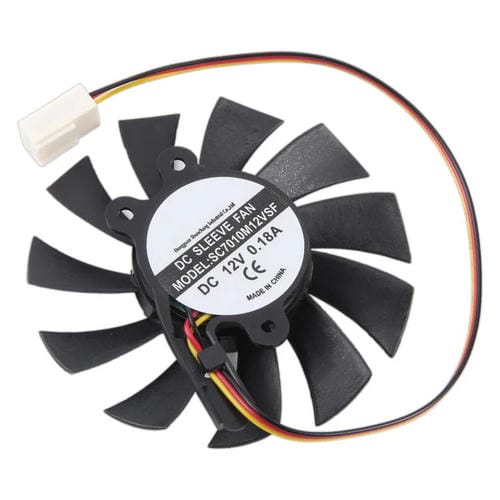 Ventilatore di raffreddamento a 3 pin per SEEWO SC7010M12VSF DC12V 0,18 A